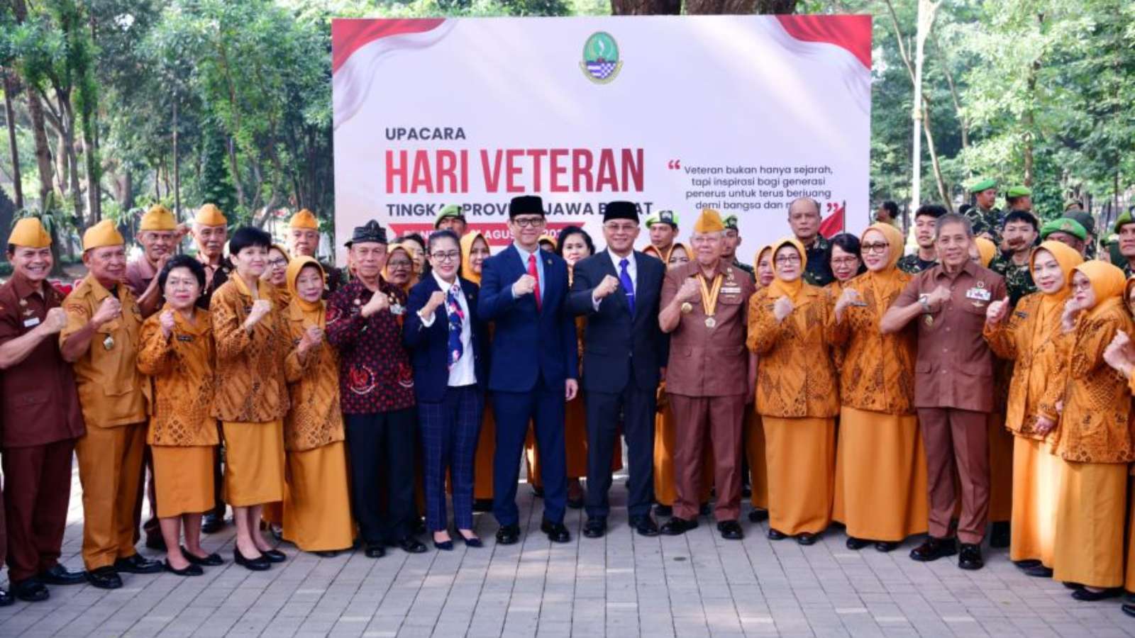 Wagub Erwan Sebut Veteran Bukan Sekadar Pelaku Sejarah, tapi Penjaga Nilai Perjuangan